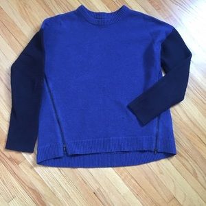 J crew color block sweater
